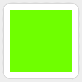 Super Bright Fluorescent Green Neon Sticker